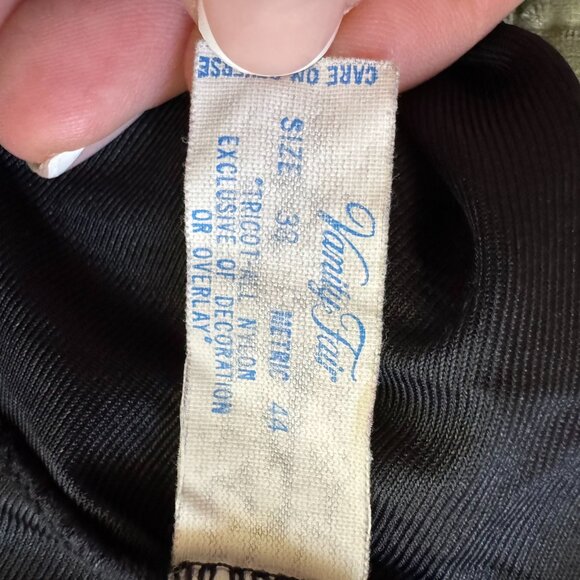 Vanity Fair Babydoll Top Camisole Lace Accents Adjustable Straps Small Vintage - Picture 4 of 6